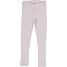 Leg Rib Baby Leggings in Plum Dust by MarMar Copenhagen