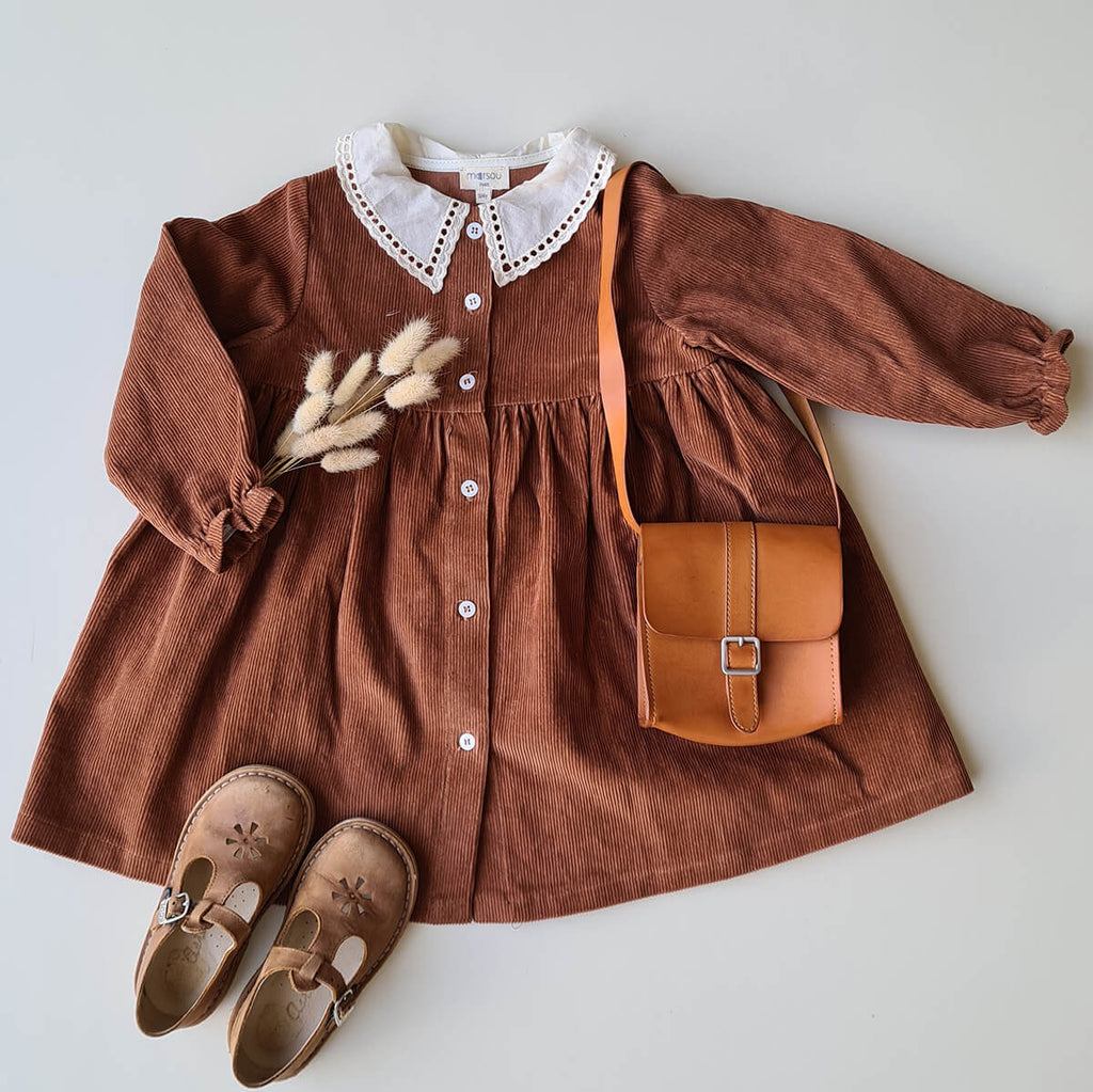 Galathee Dress in Maple Syrup by Marsou