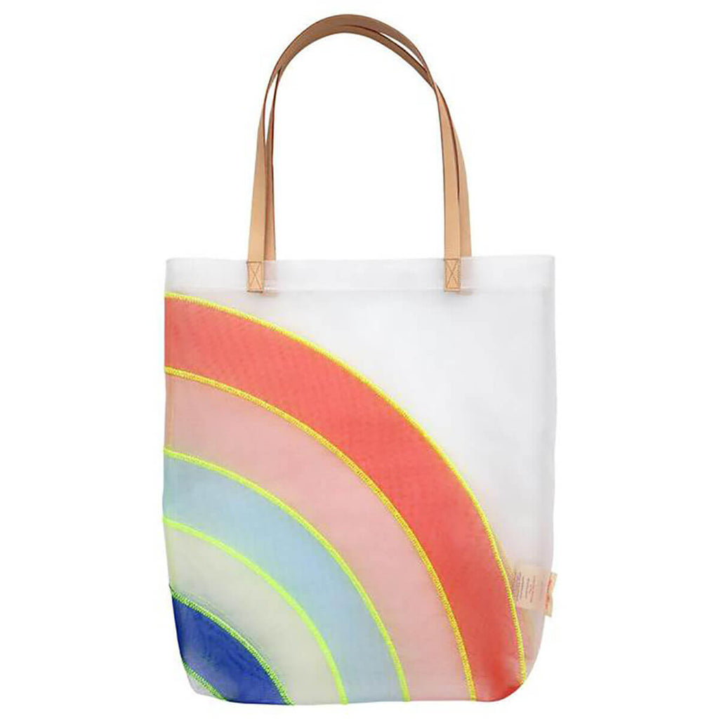 Tote Bag in Rainbow Mesh by Meri Meri