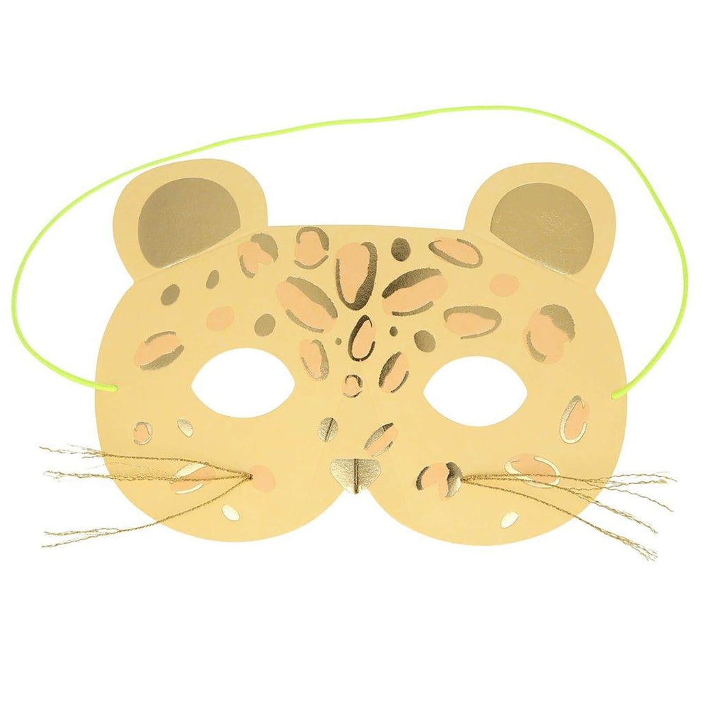 Leopard Mask Greetings Card by Meri Meri
