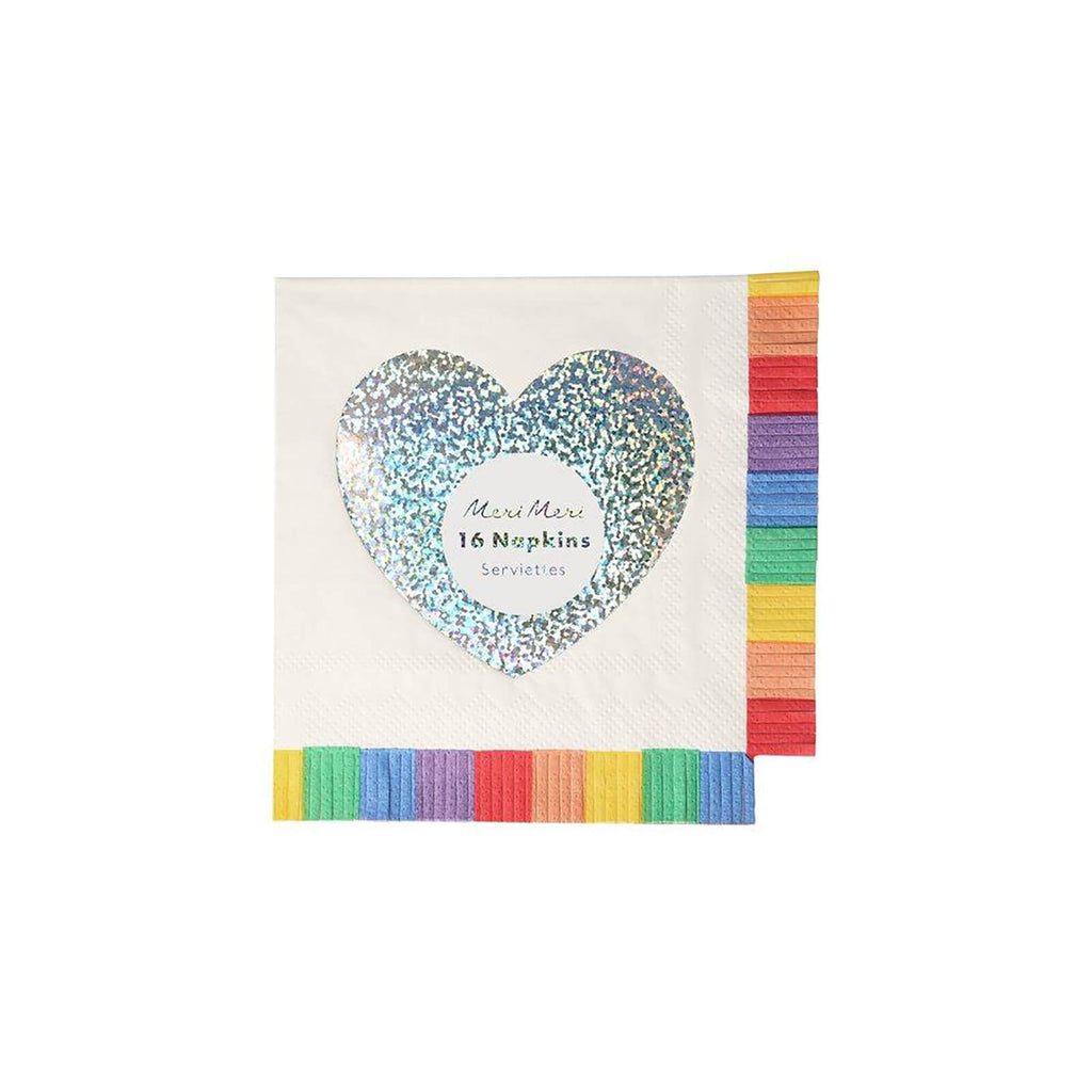 Rainbow Fringe Small Napkins by Meri Meri