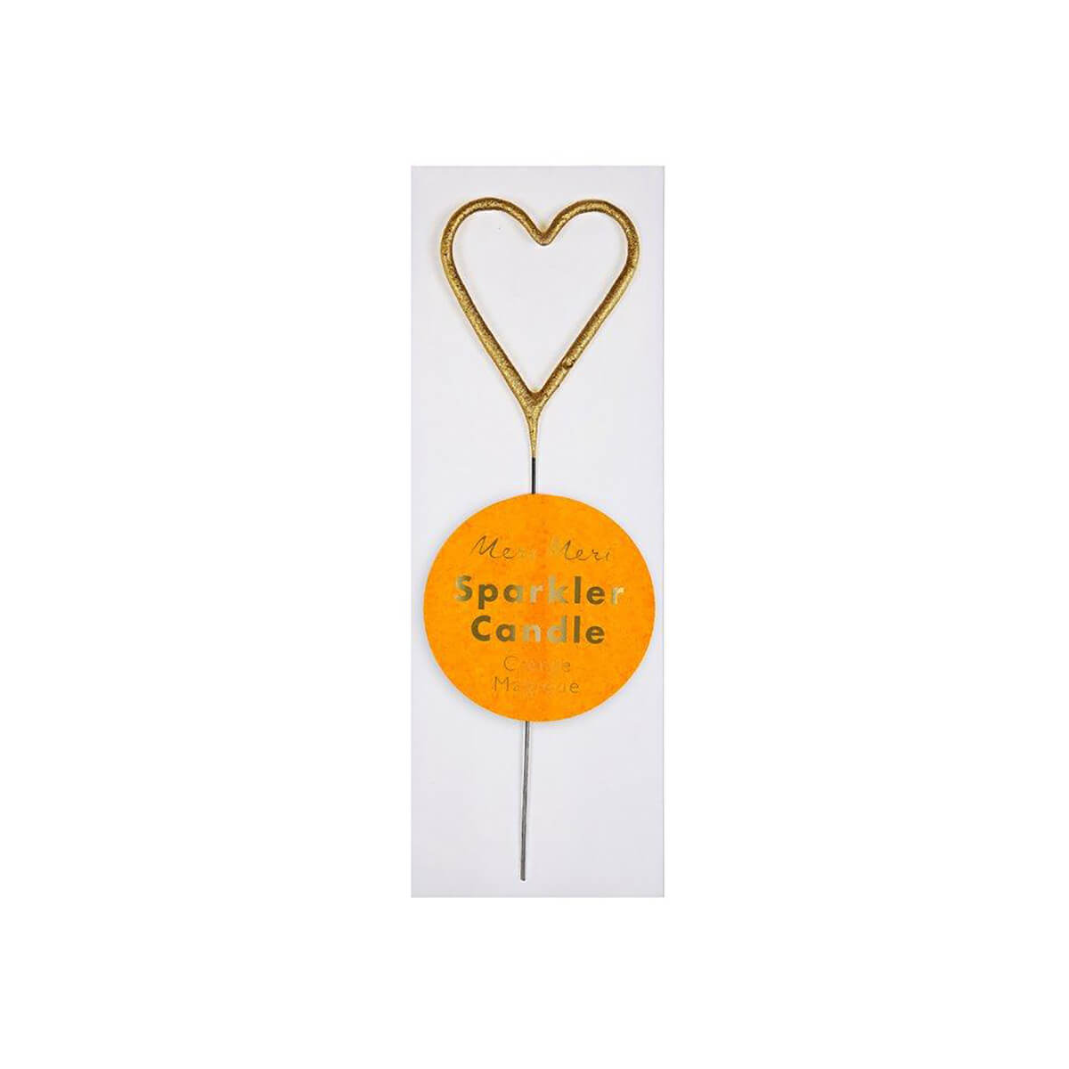 Numbered Sparkler Candles in Gold by Meri Meri