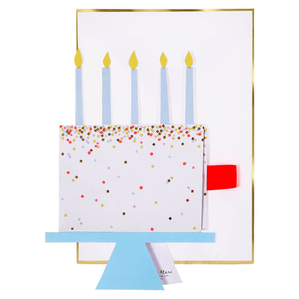 Slice Of Cake Greetings Card by Meri Meri
