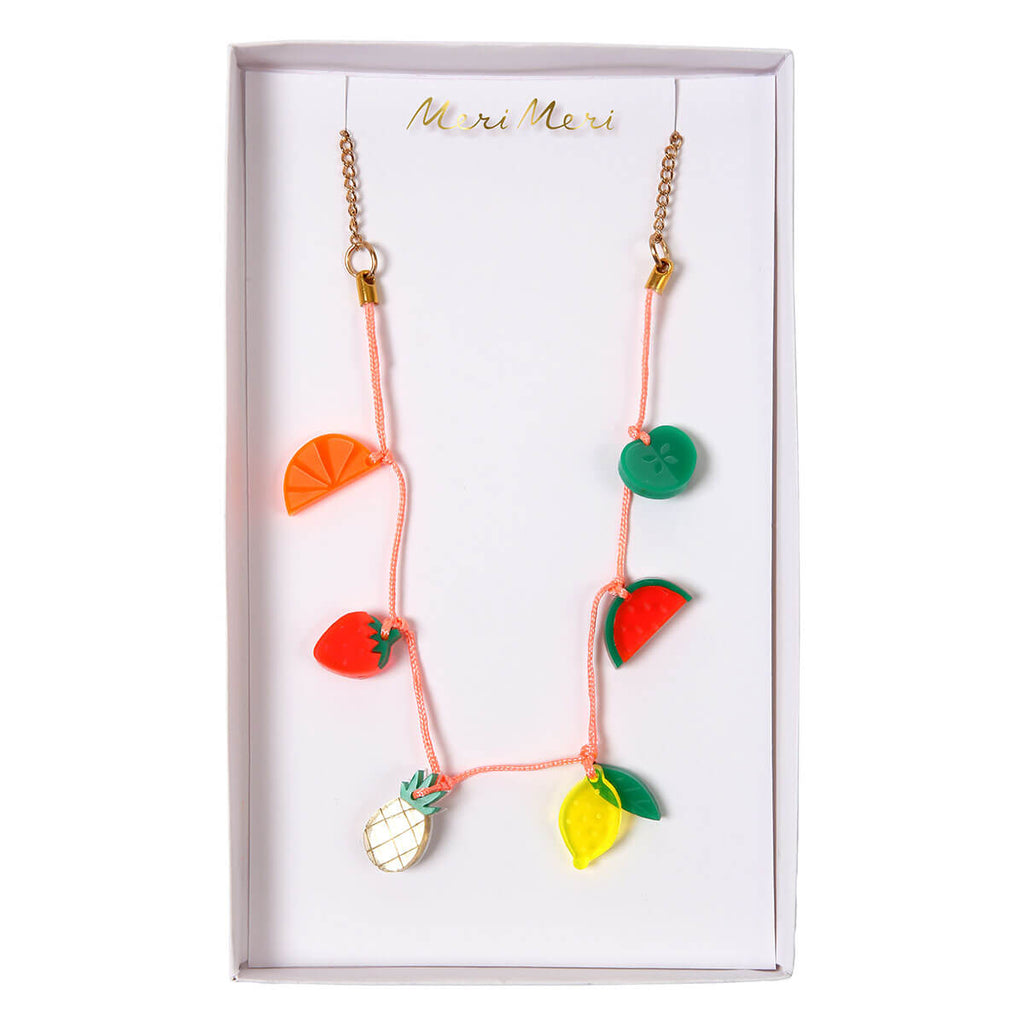 Fruit Charm Necklace by Meri Meri