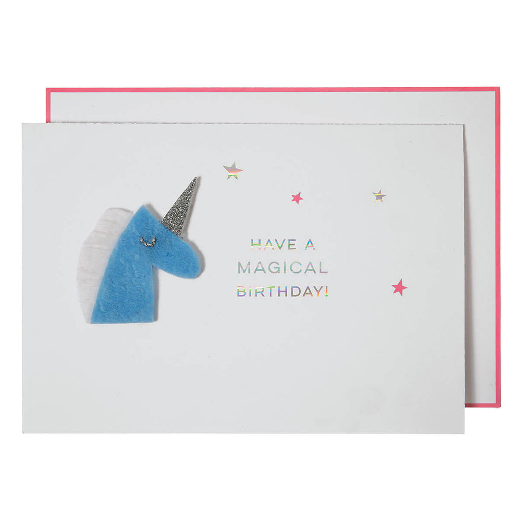 Magical Birthday Unicorn Greetings Card by Meri Meri