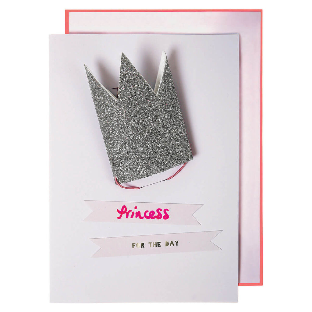 Princess Crown Greetings Card by Meri Meri