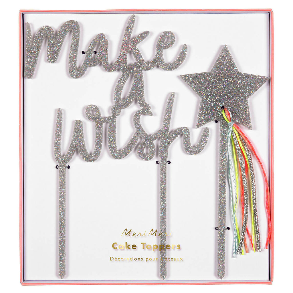Make A Wish Cake Topper by Meri Meri
