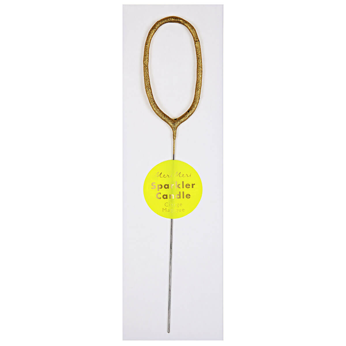 Numbered Sparkler Candles in Gold by Meri Meri