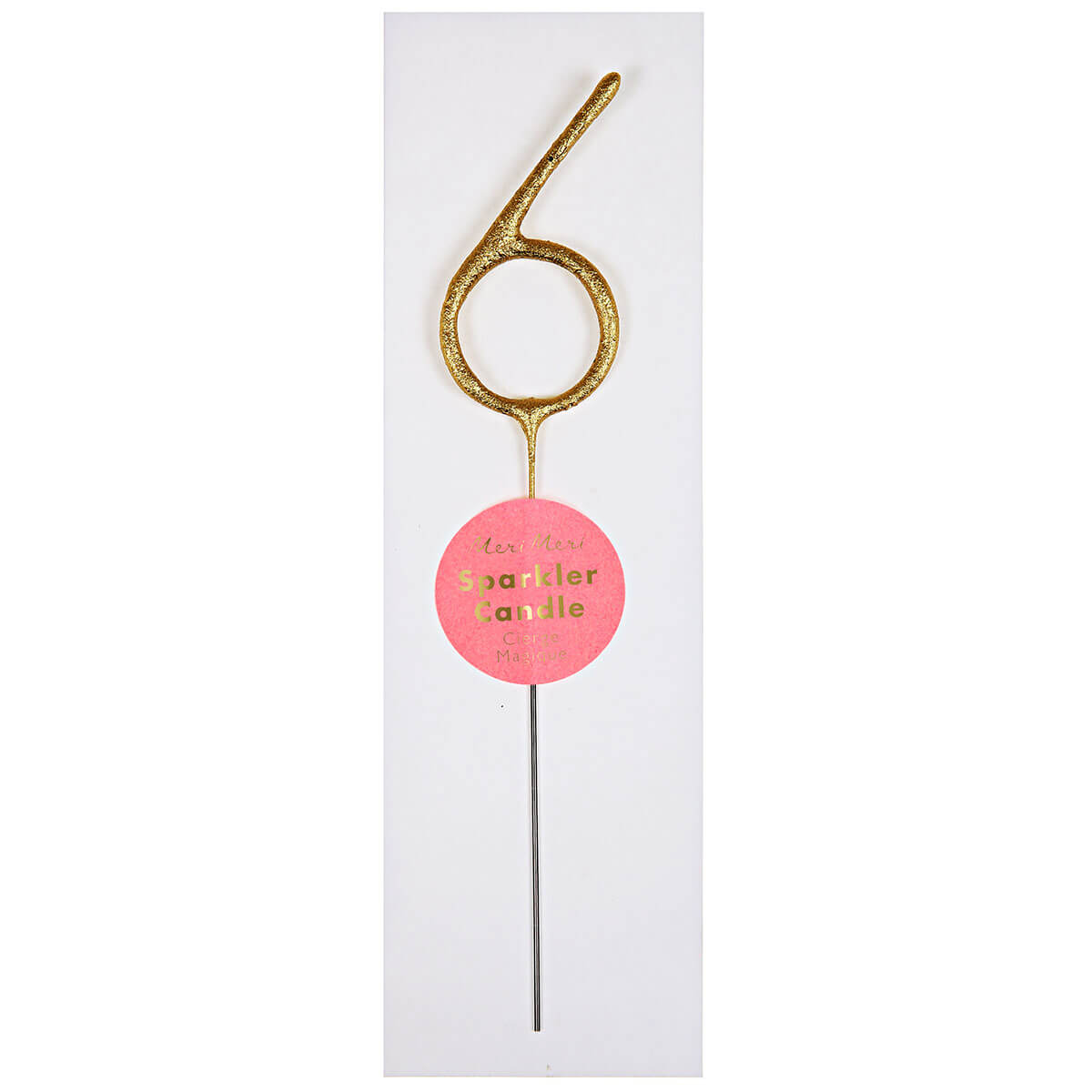 Numbered Sparkler Candles in Gold by Meri Meri