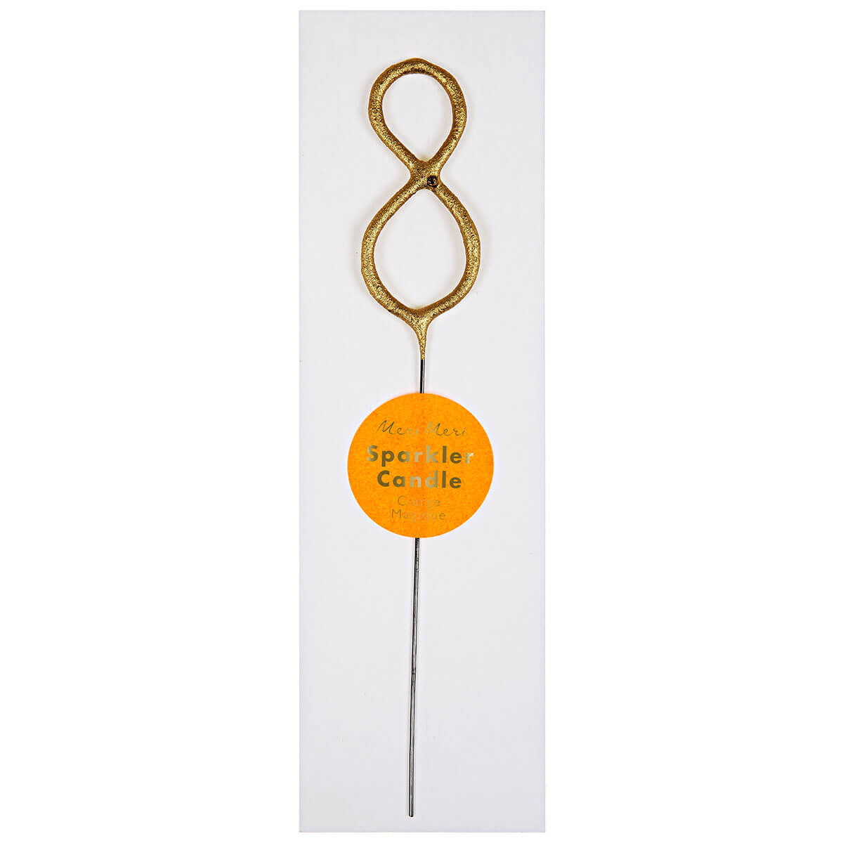 Numbered Sparkler Candles in Gold by Meri Meri