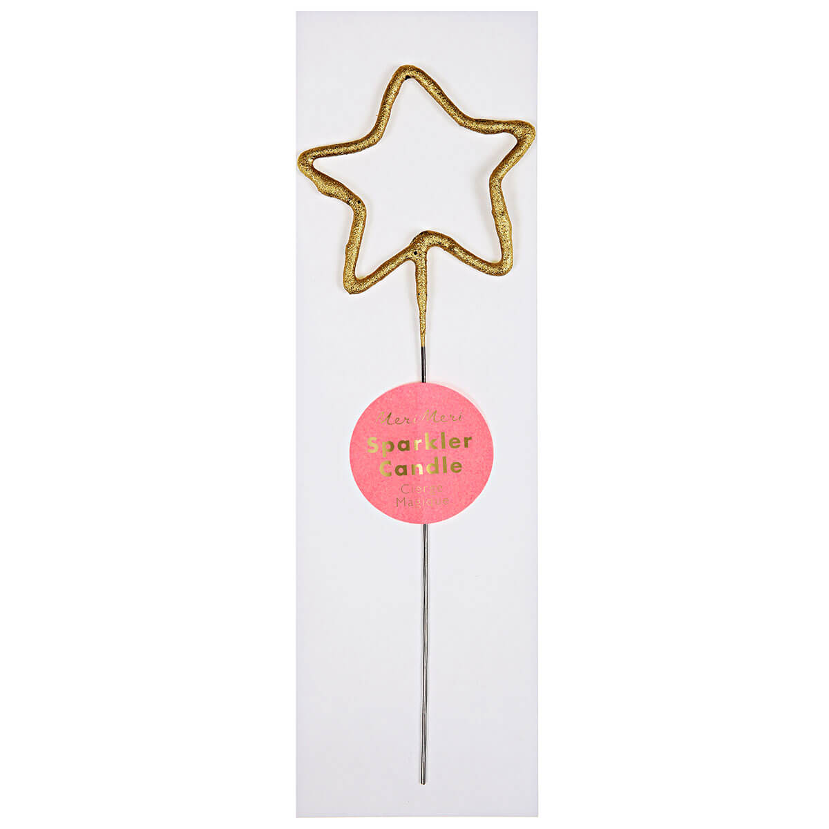 Numbered Sparkler Candles in Gold by Meri Meri