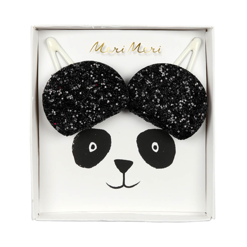 Panda Ear Hair Clips by Meri Meri
