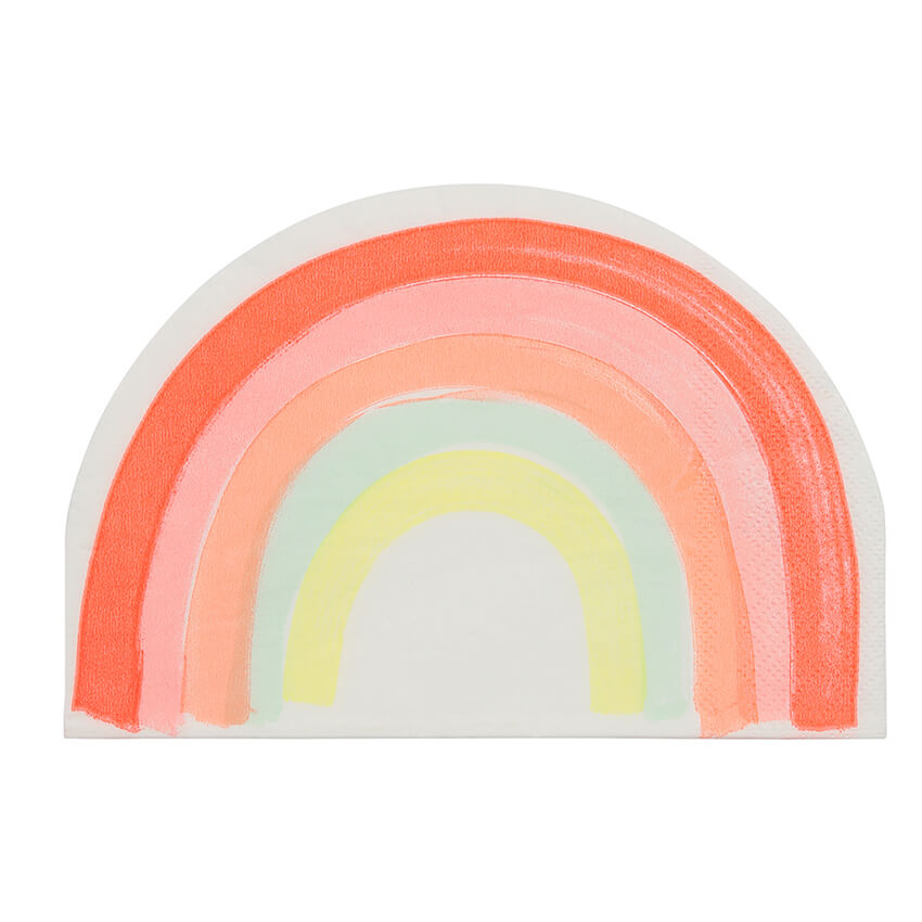 Rainbow Shaped Party Napkins by Meri Meri