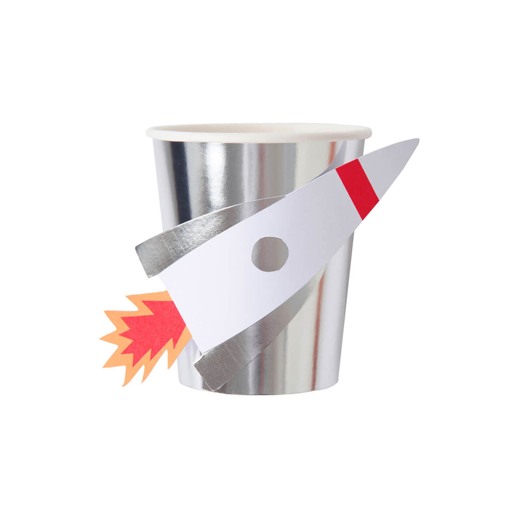 Space Rocket Party Cups by Meri Meri