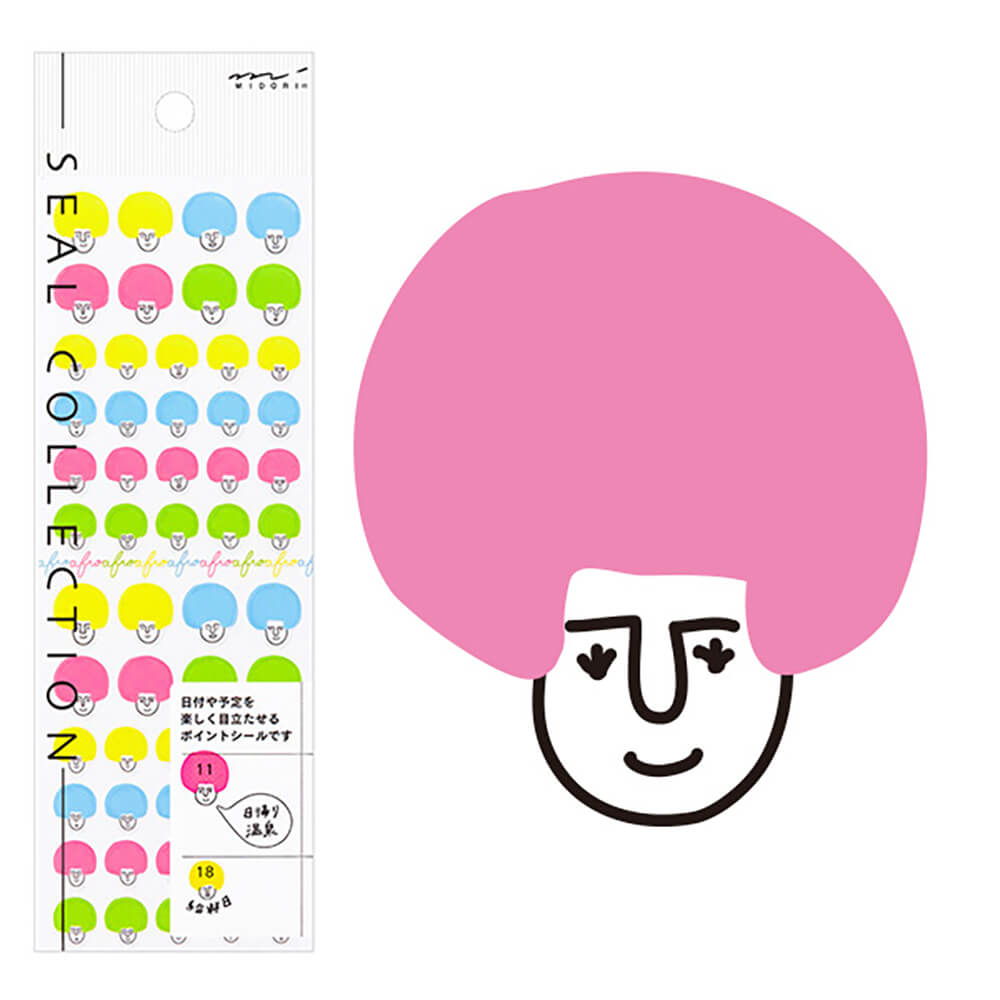 Afro Highlighting Stickers by Midori