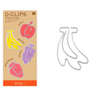 Fruits Large D-Clip Paperclips by Midori