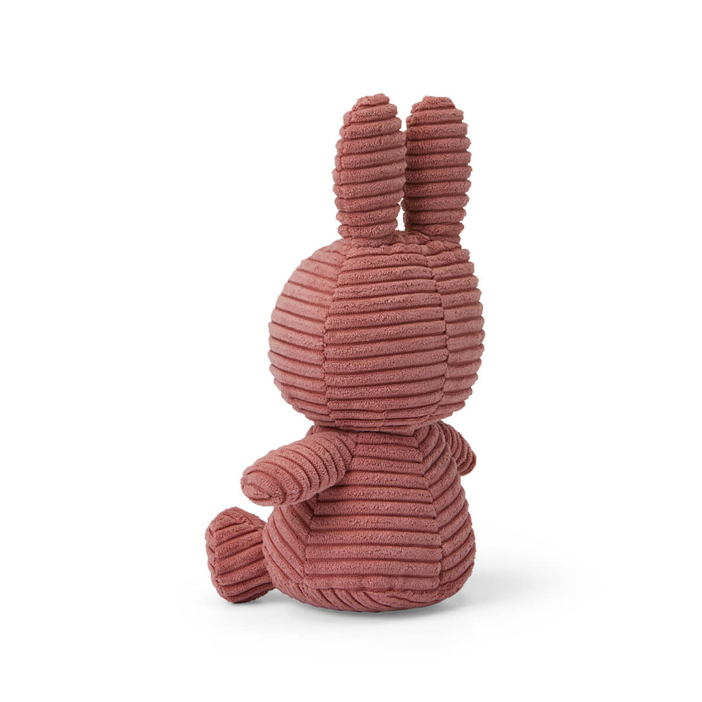 Small Corduroy Miffy in Dusty Rose (23cm) by Bon Ton Toys