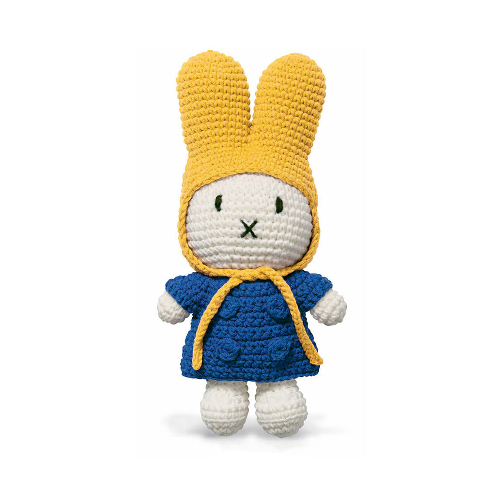 Miffy In Her Blue Coat And Yellow Hat by Miffy Handmade