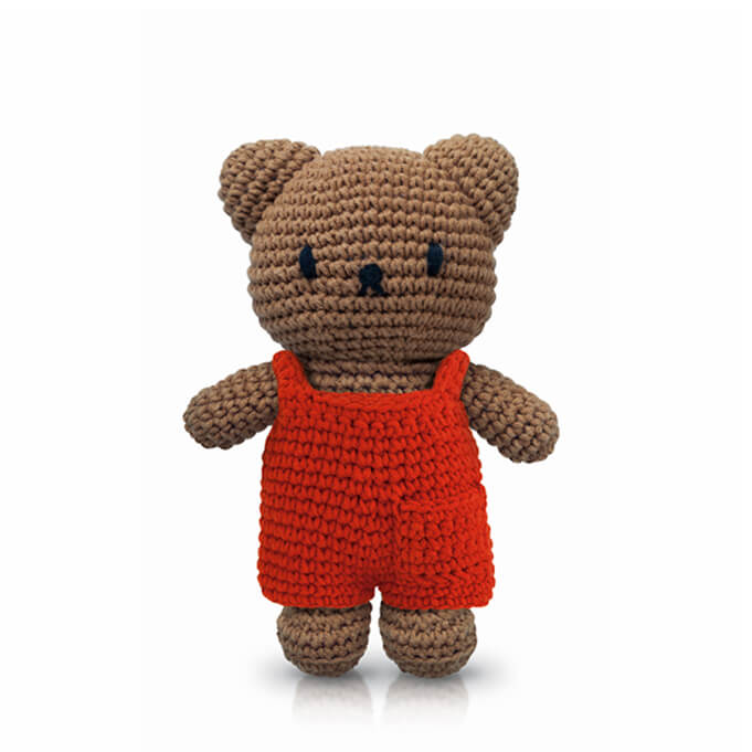 Boris In His Red Overall by Miffy Handmade
