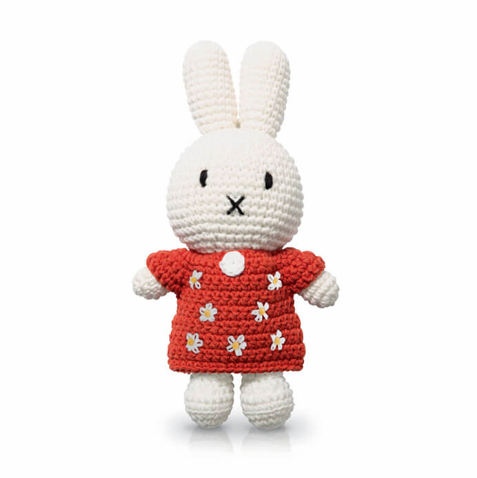 Miffy In Her Red Flower Dress by Miffy Handmade