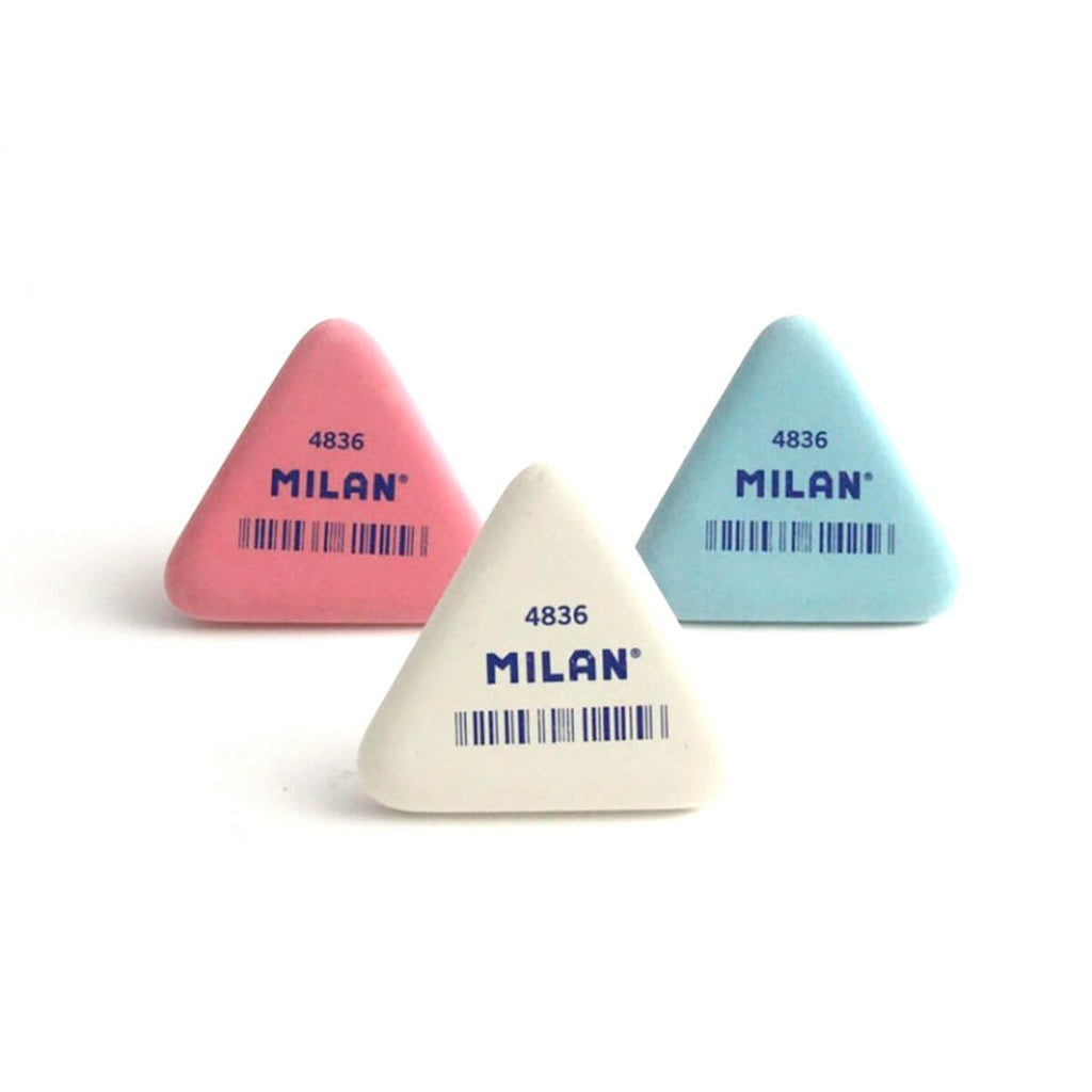 Triangular Flexible Synthetic Rubber Eraser by Milan
