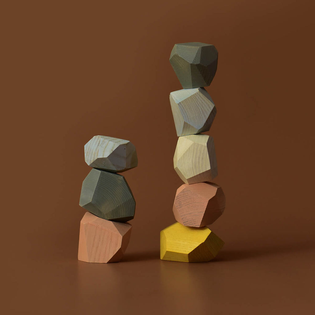 Balancing Stones in Pastel Colours by MinMin Copenhagen