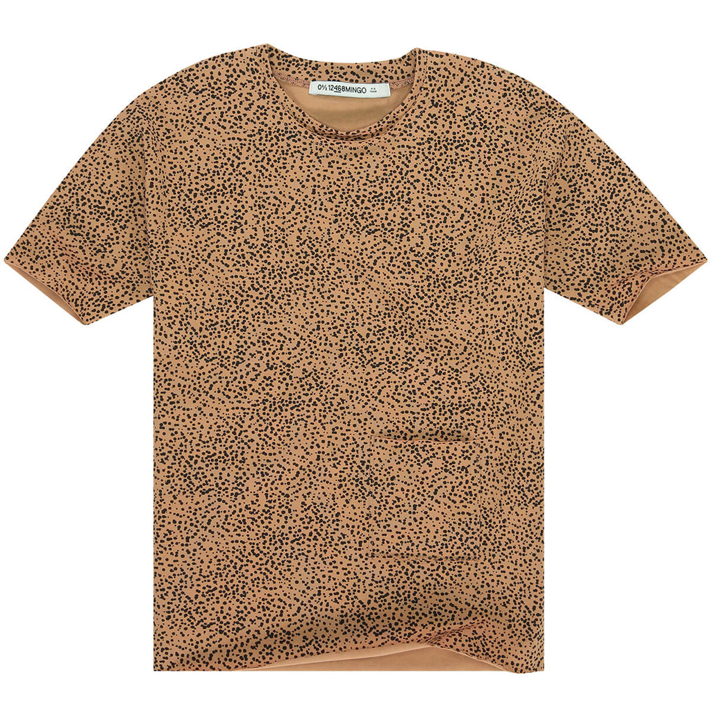 Oversized T Shirt in Dune Sprinkle by Mingo Kids