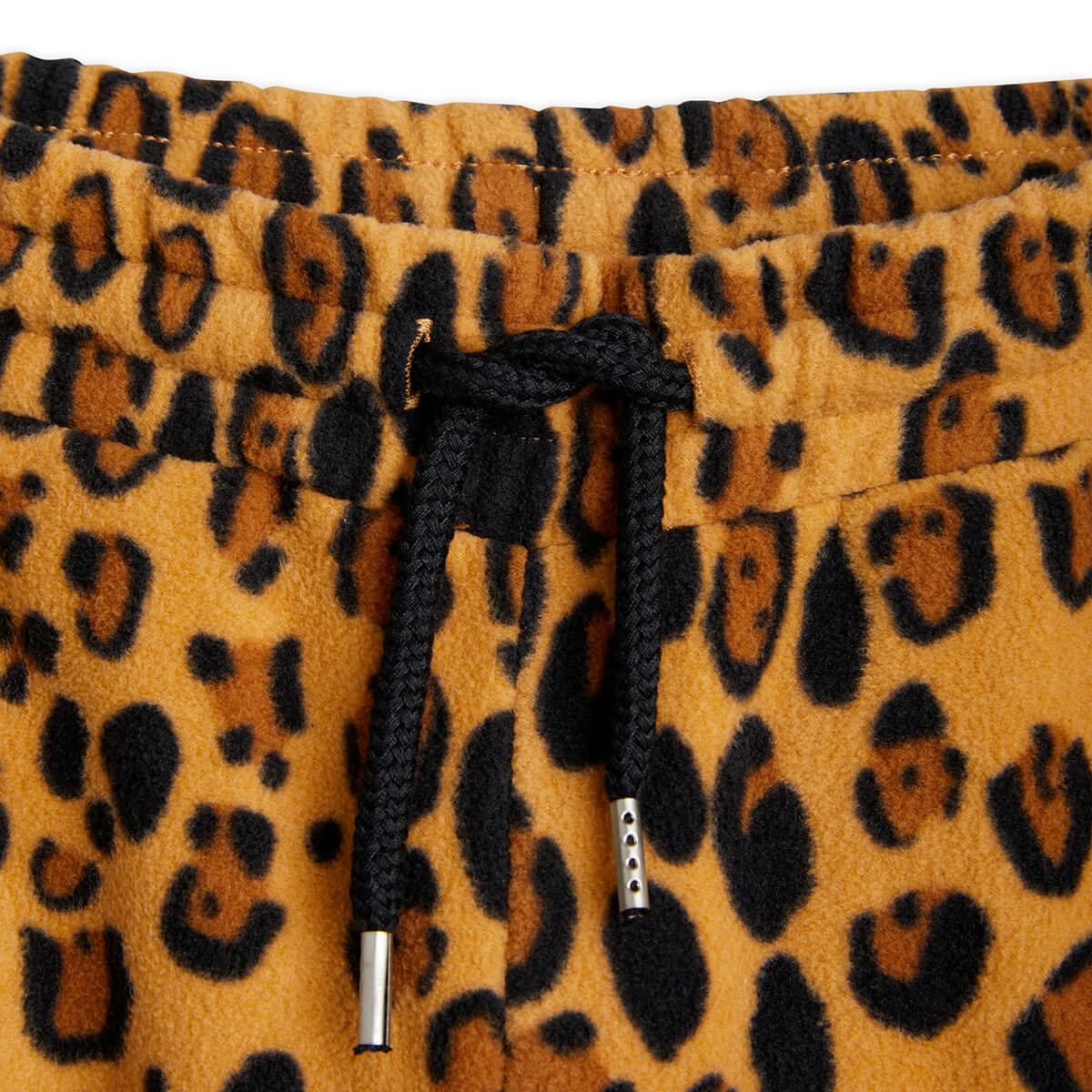 Leopard Fleece Trousers by Mini Rodini