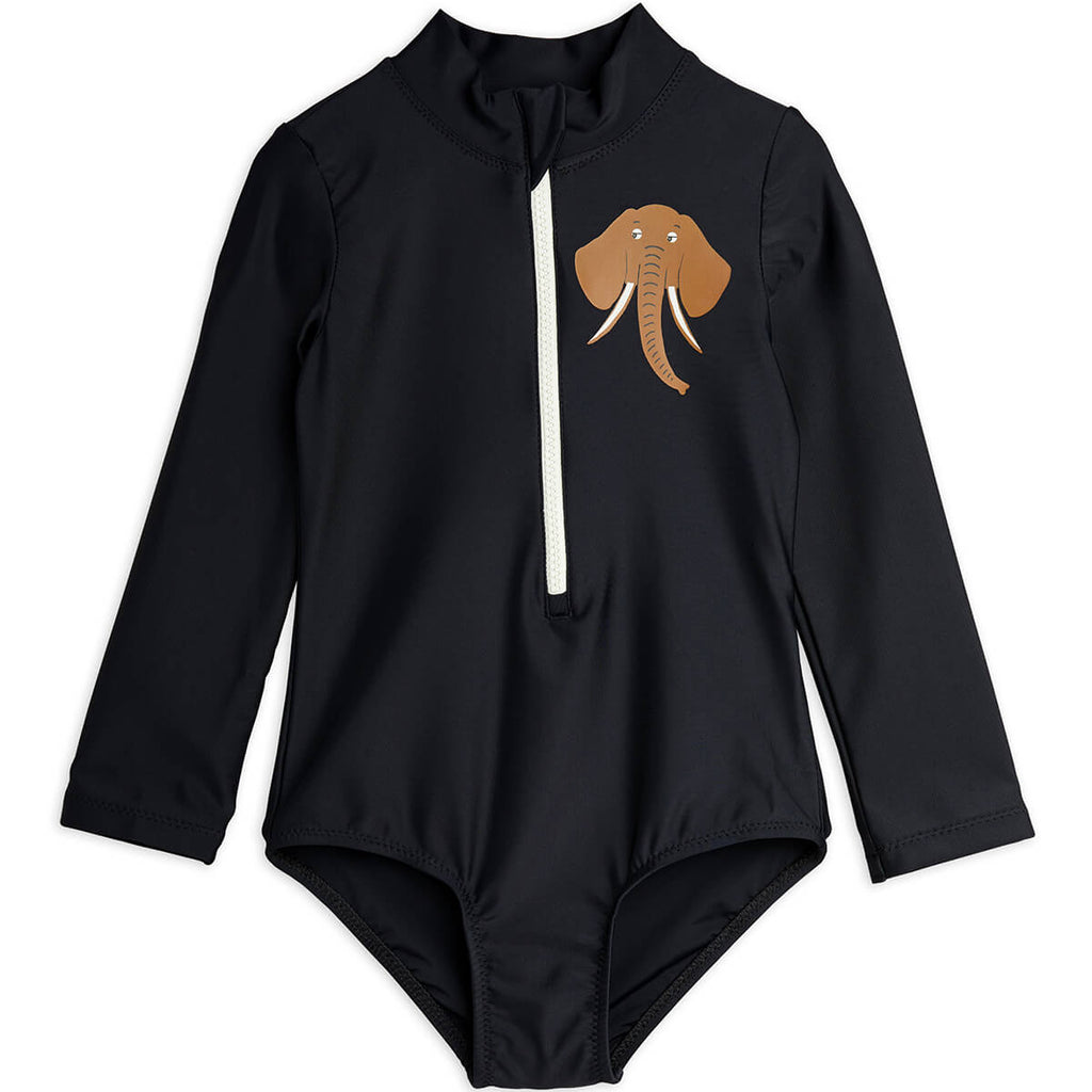 Elephant UV Long Sleeve Swimsuit by Mini Rodini