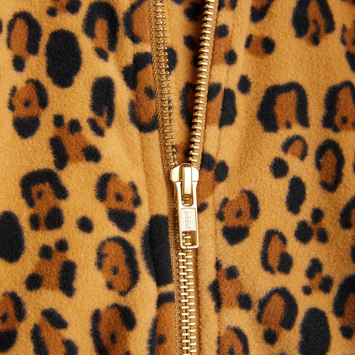 Leopard Fleece Jacket by Mini Rodini