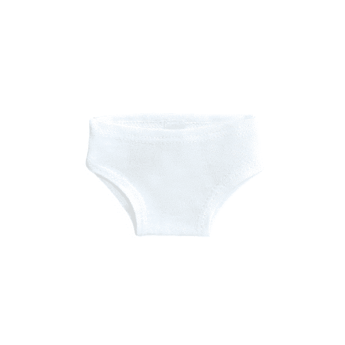 Cotton Underwear (34cm Doll) in White by Minikane X Paola Reina