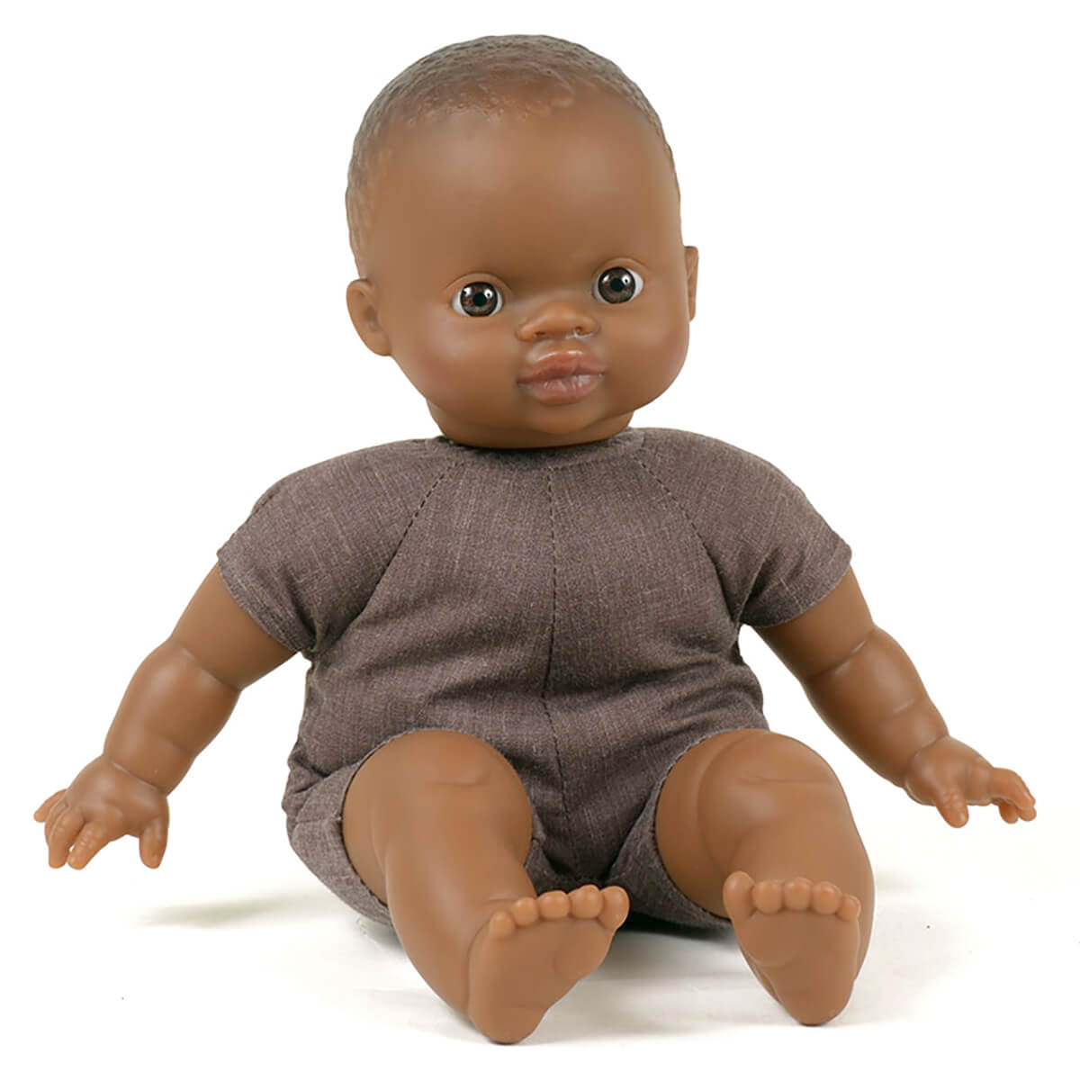 Oscar Soft Bodied Doll (28cm Brown Eyes) by Minikane X Paola Reina