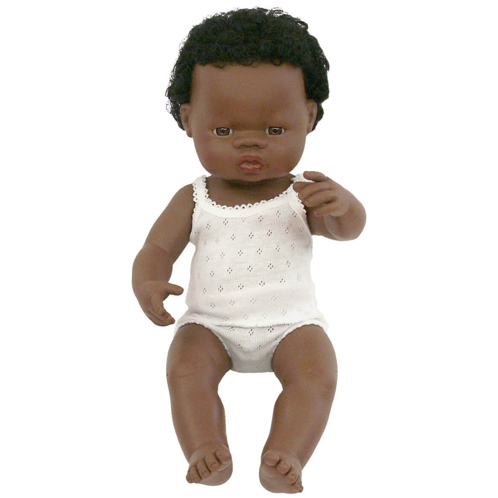 Boy Doll (38cm African) by Miniland