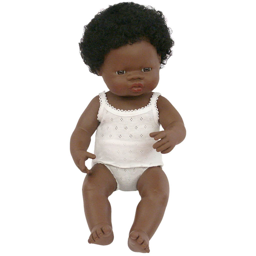 Girl Doll (38cm African) by Miniland
