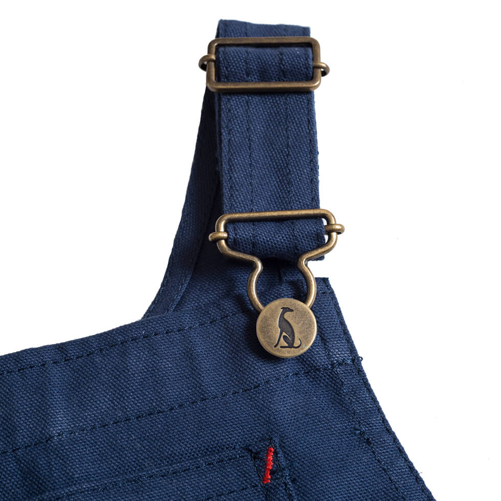 Porter Dungarees in Light Navy by Monty & Co