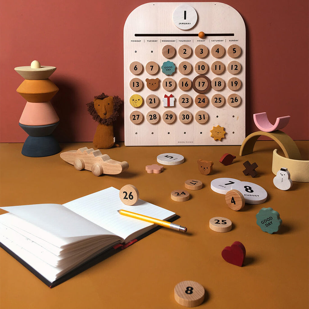 My Calendar Wooden Toy by Moon Picnic