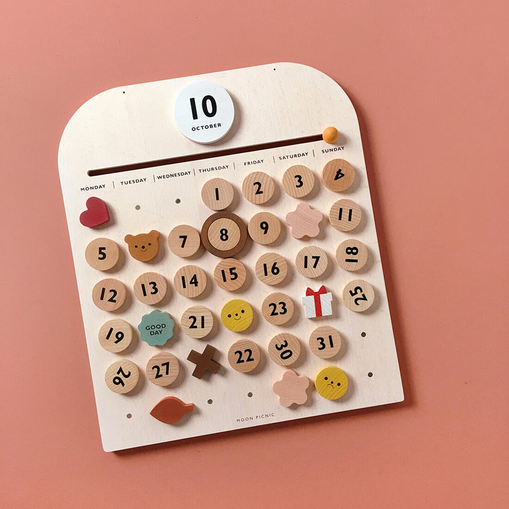 My Calendar Wooden Toy by Moon Picnic
