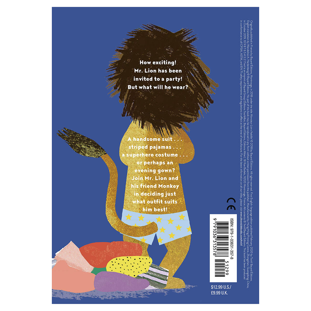 Mr Lion Dresses Up by Britta Teckentrup