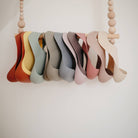 Silicone Baby Bib in Blush by Mushie