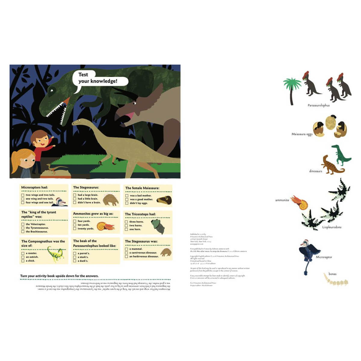My Nature Sticker Activity Book: In the Age of Dinosaurs by Olivia Cosneau