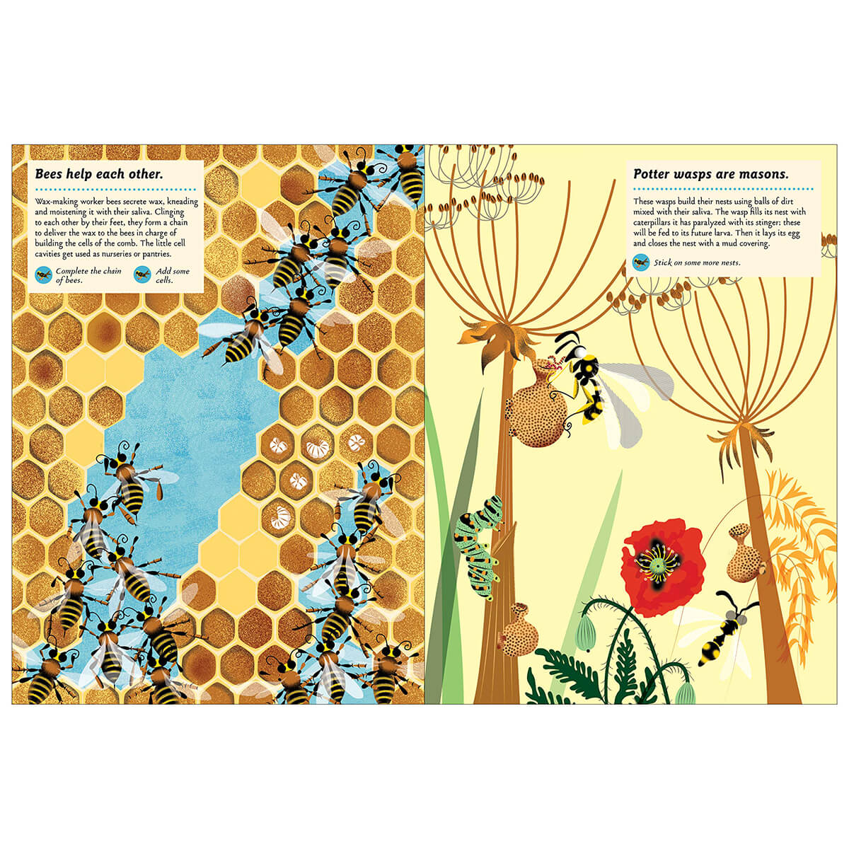 My Nature Sticker Activity Book: Inventive Animals by Olivia Cosneau