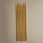 8 Celebration Extra Long Birthday Candles in Natural by Wax Atelier