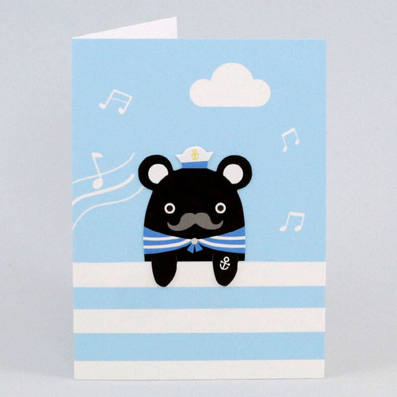 Sailor Melody Bookmark Greetings Card by NooDoll