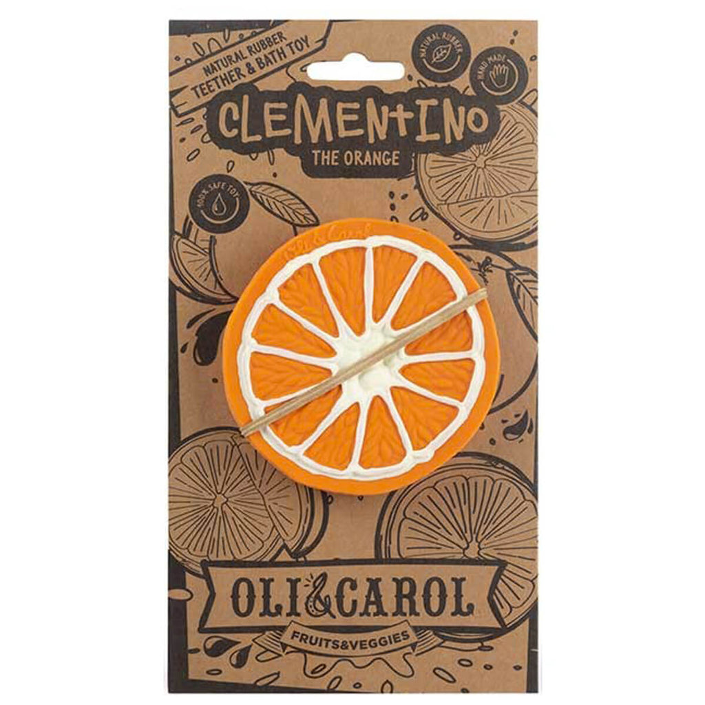 Clementino The Orange Teether by Oli & Carol