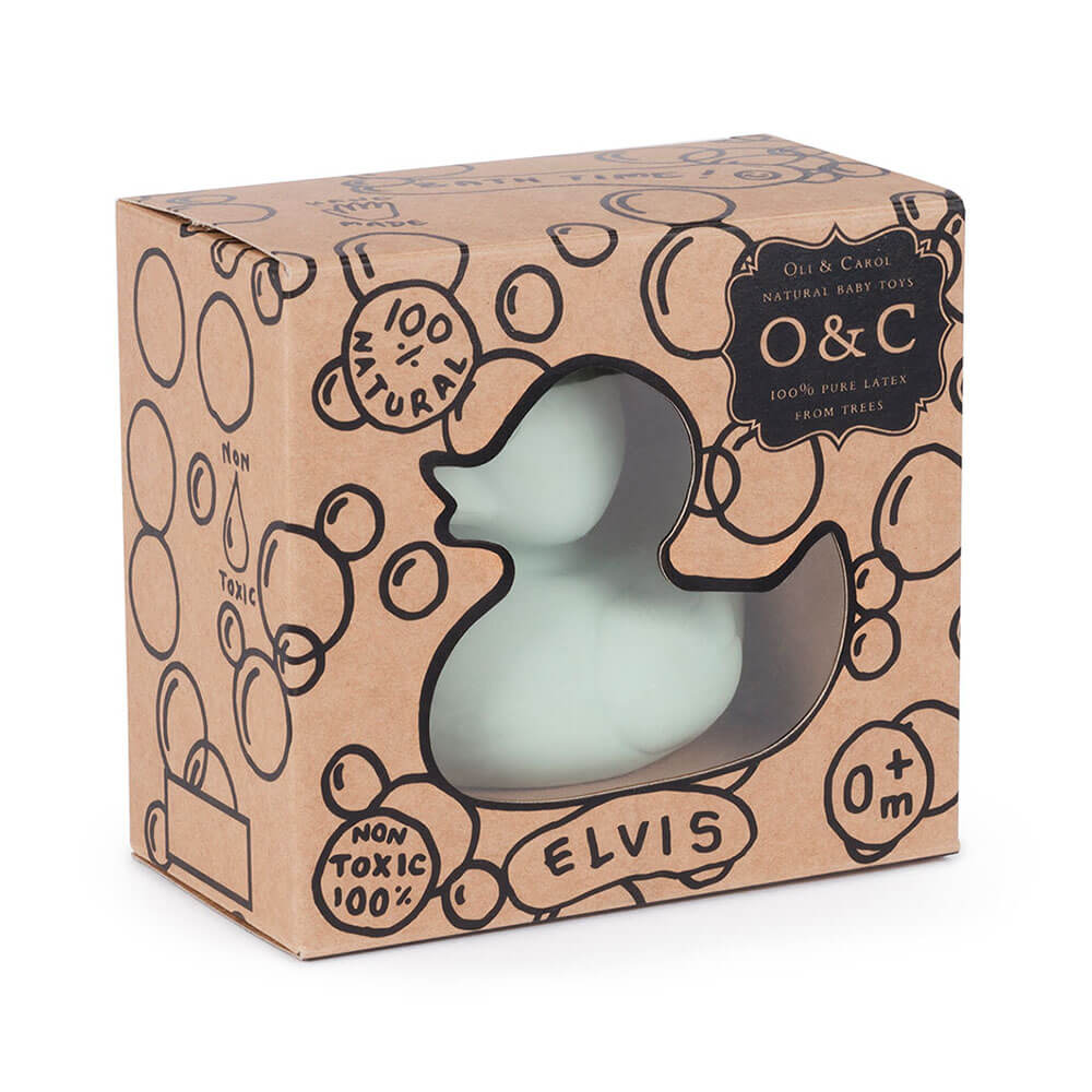 Elvis The Duck In Mint by Oli & Carol