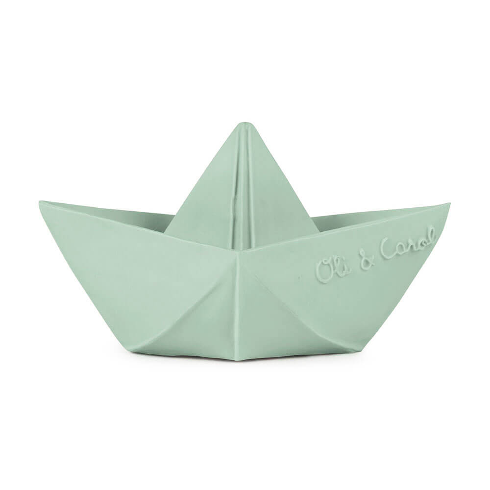 Origami Boat in Mint by Oli & Carol
