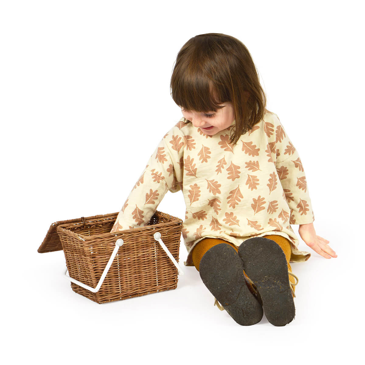 Piki Basket in Natural by Olli Ella