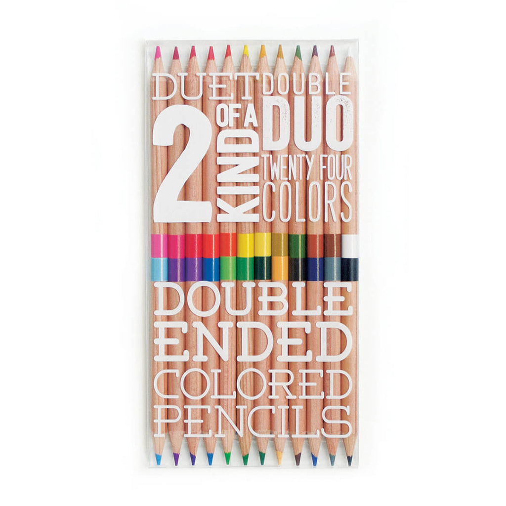 2 Of A Kind Coloured Pencils by Ooly