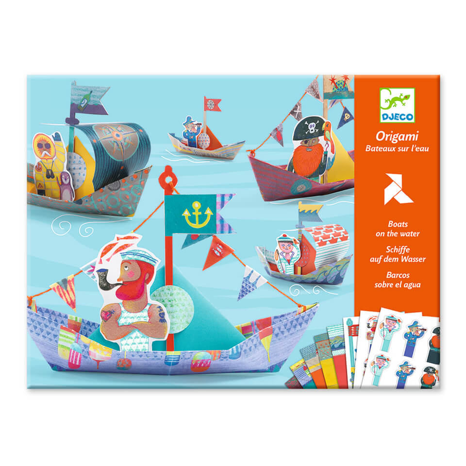 Floating Boats Origami Craft Kit by Djeco