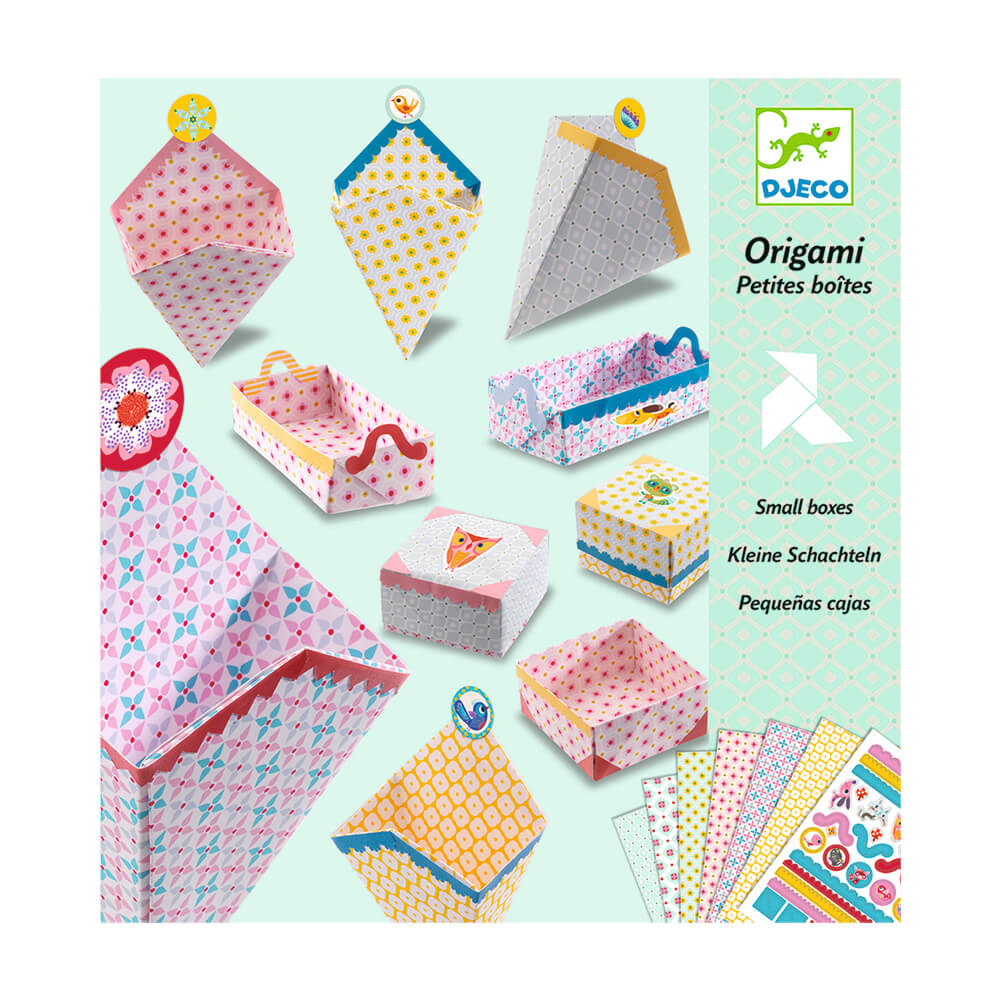 Small Boxes Origami Craft Kit by Djeco
